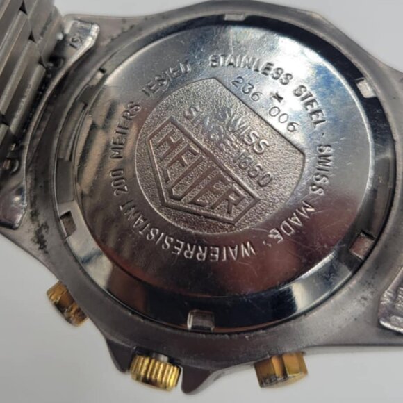 TAG Heuer 3000 Chronograph Debuis-Depraz Module 236.006 1980-1989 Men's Rare - Picture 8 of 13